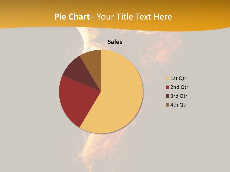 A Fire And Smoke Powerpoint Presentation PowerPoint Template