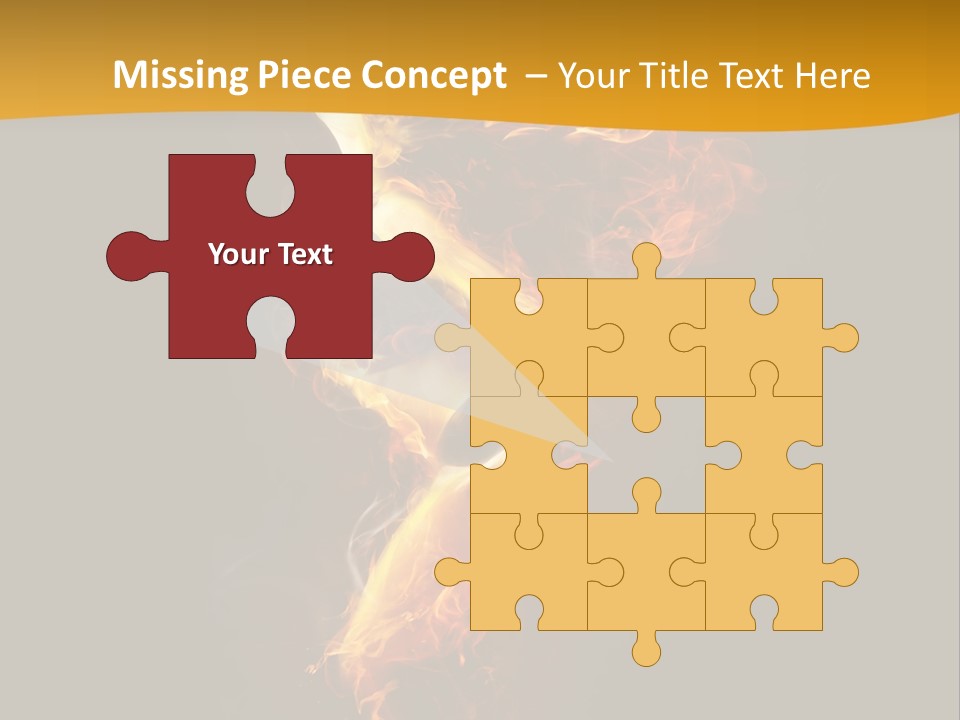 A Fire And Smoke Powerpoint Presentation PowerPoint Template