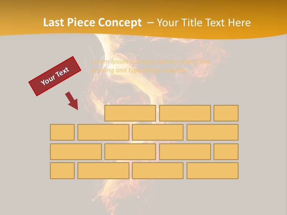 A Fire And Smoke Powerpoint Presentation PowerPoint Template