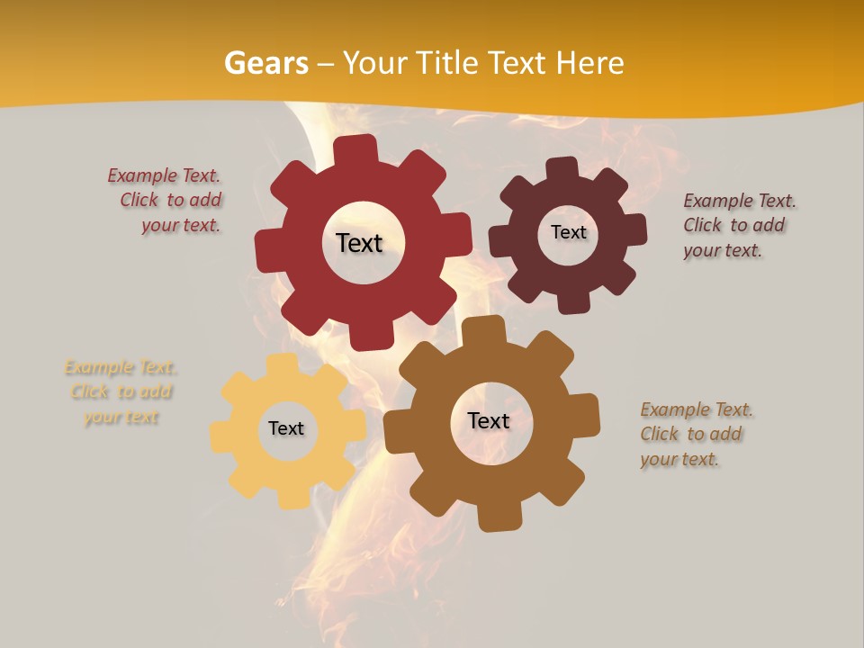 A Fire And Smoke Powerpoint Presentation PowerPoint Template