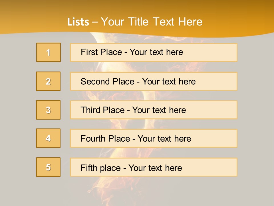 A Fire And Smoke Powerpoint Presentation PowerPoint Template