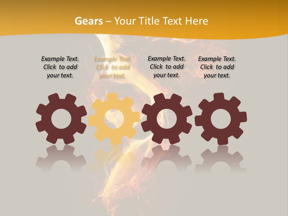 A Fire And Smoke Powerpoint Presentation PowerPoint Template