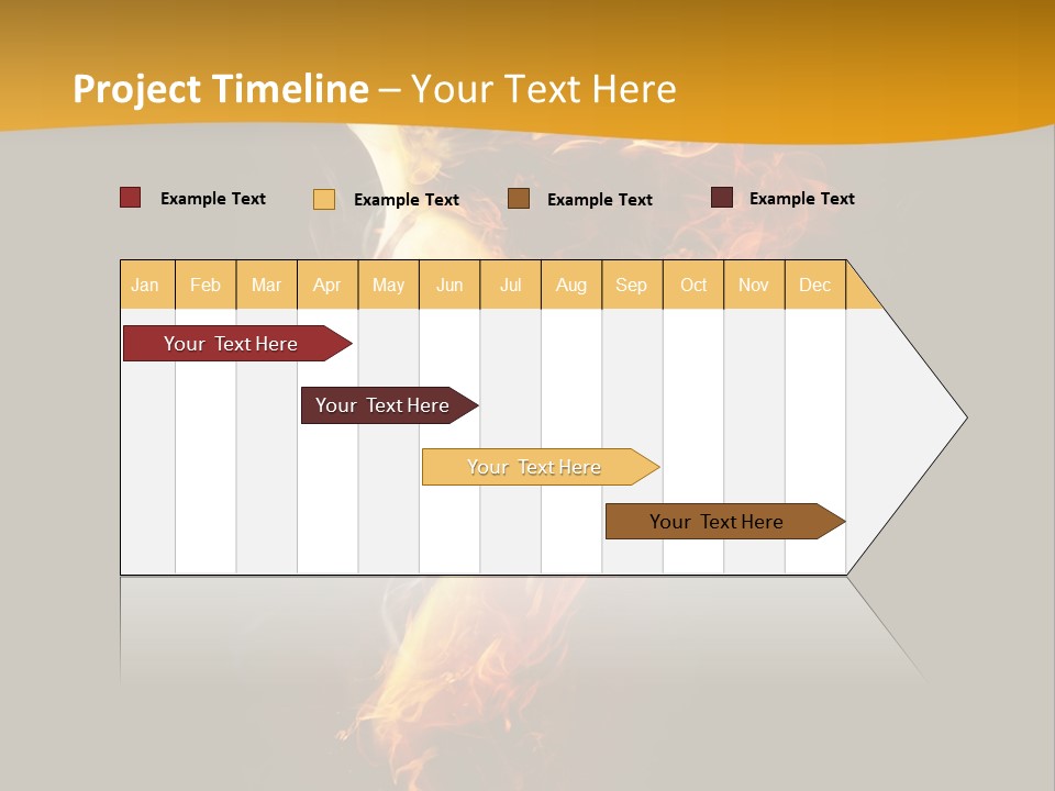 A Fire And Smoke Powerpoint Presentation PowerPoint Template