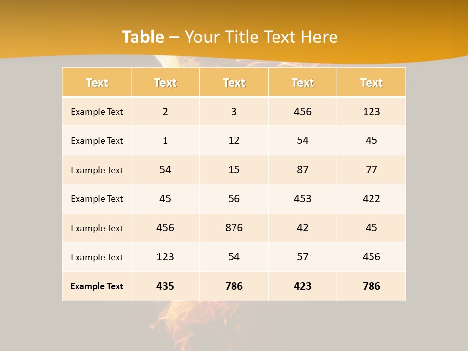 A Fire And Smoke Powerpoint Presentation PowerPoint Template