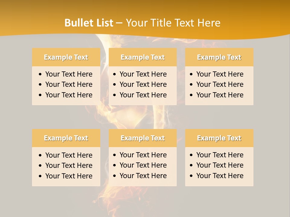 A Fire And Smoke Powerpoint Presentation PowerPoint Template