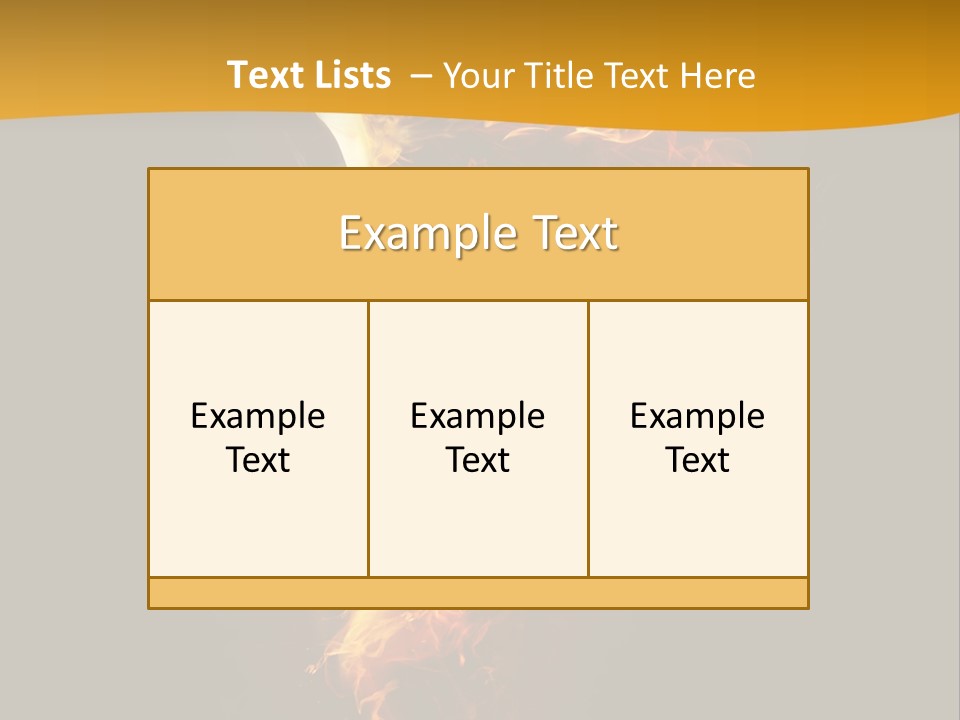 A Fire And Smoke Powerpoint Presentation PowerPoint Template