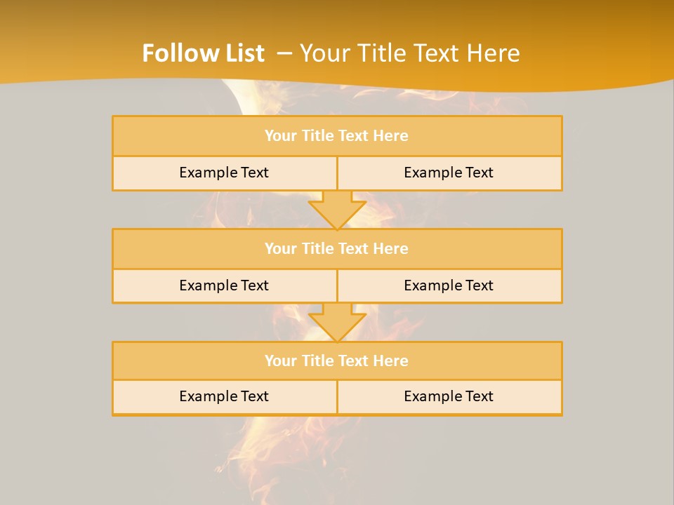 A Fire And Smoke Powerpoint Presentation PowerPoint Template