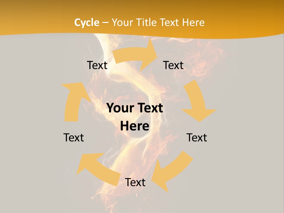 A Fire And Smoke Powerpoint Presentation PowerPoint Template