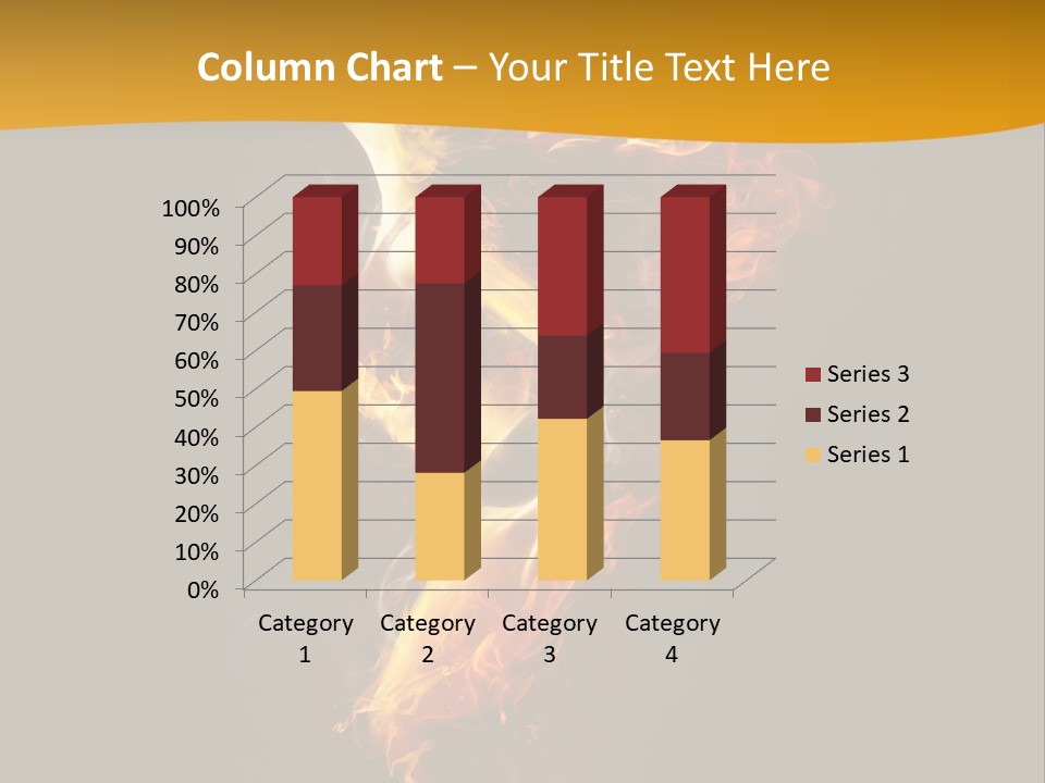 A Fire And Smoke Powerpoint Presentation PowerPoint Template
