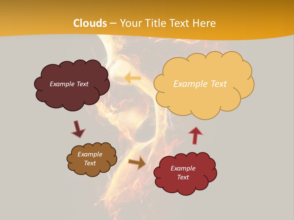 A Fire And Smoke Powerpoint Presentation PowerPoint Template