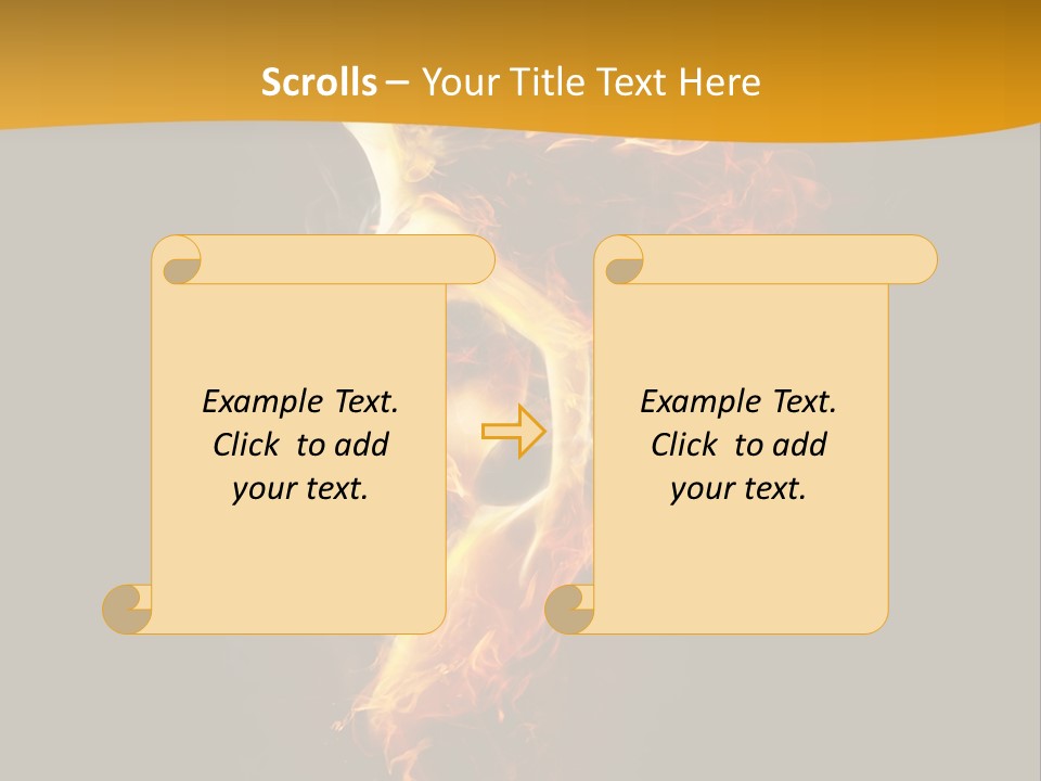 A Fire And Smoke Powerpoint Presentation PowerPoint Template