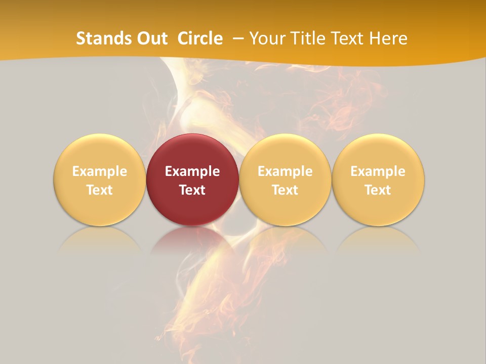 A Fire And Smoke Powerpoint Presentation PowerPoint Template