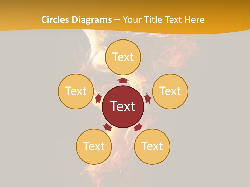 A Fire And Smoke Powerpoint Presentation PowerPoint Template