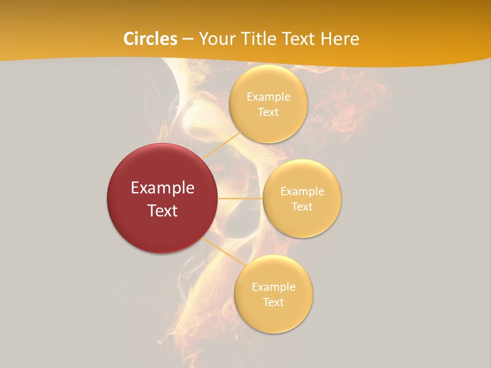 A Fire And Smoke Powerpoint Presentation PowerPoint Template