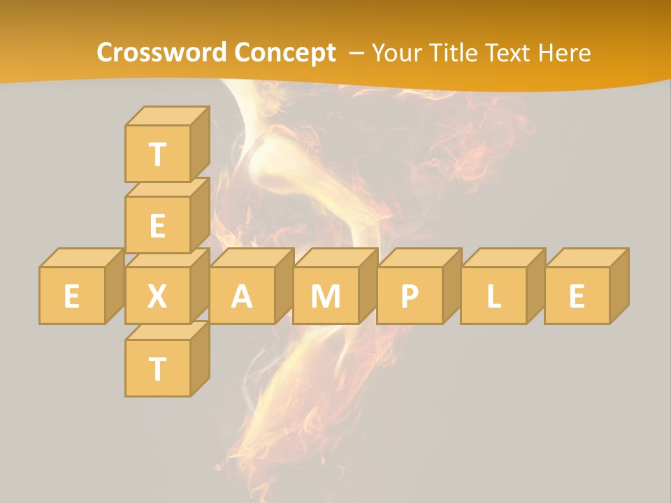 A Fire And Smoke Powerpoint Presentation PowerPoint Template