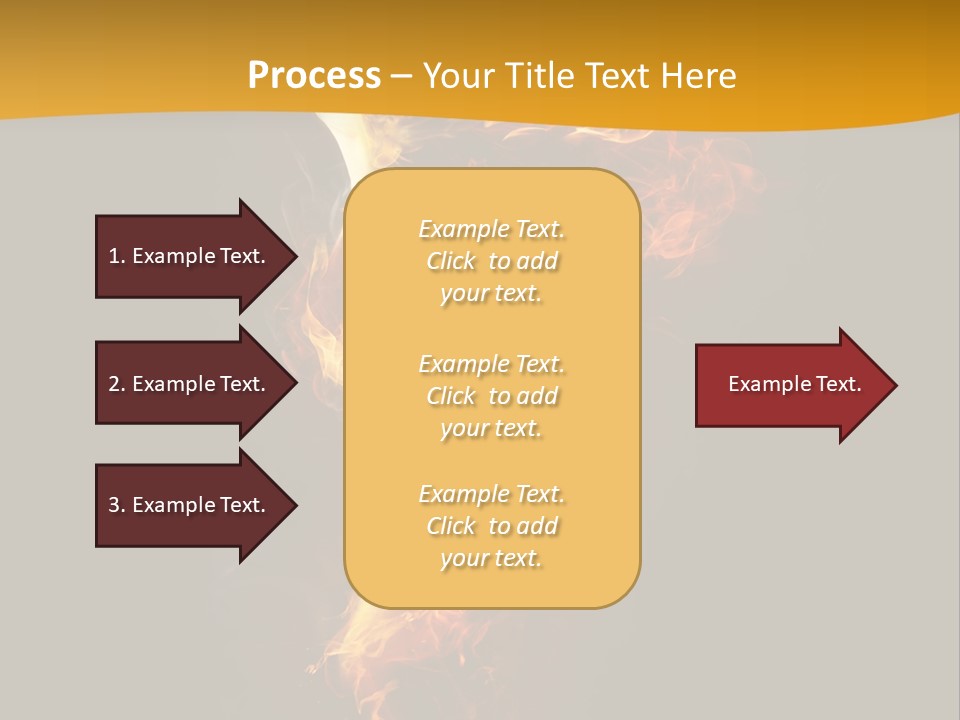 A Fire And Smoke Powerpoint Presentation PowerPoint Template