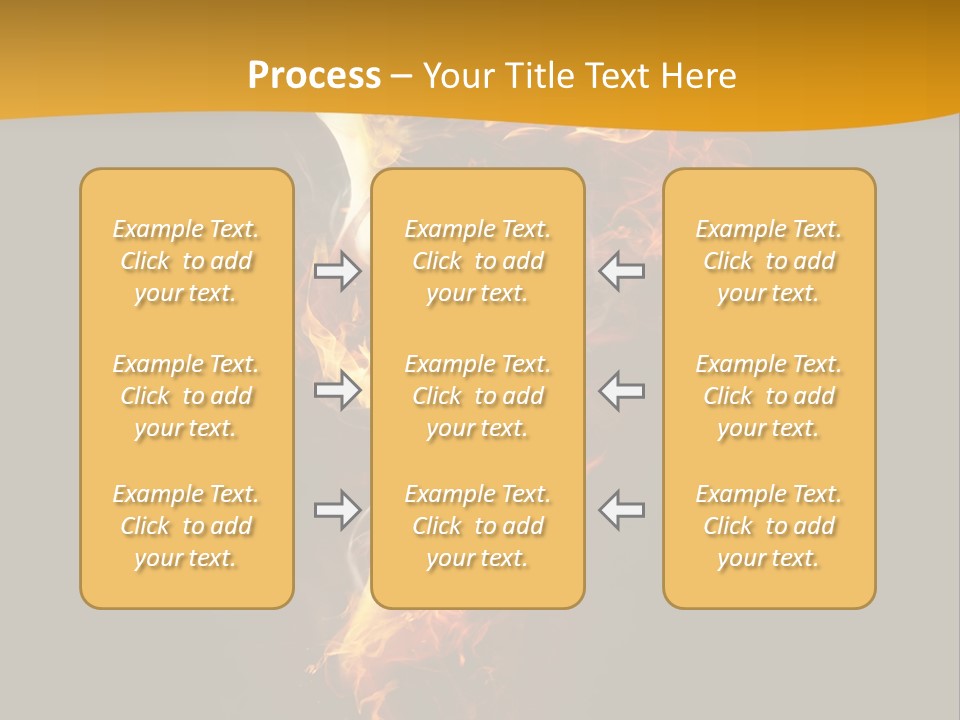A Fire And Smoke Powerpoint Presentation PowerPoint Template