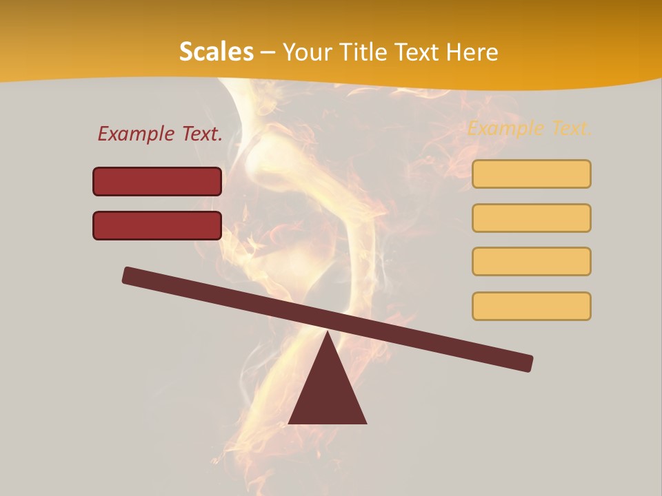 A Fire And Smoke Powerpoint Presentation PowerPoint Template