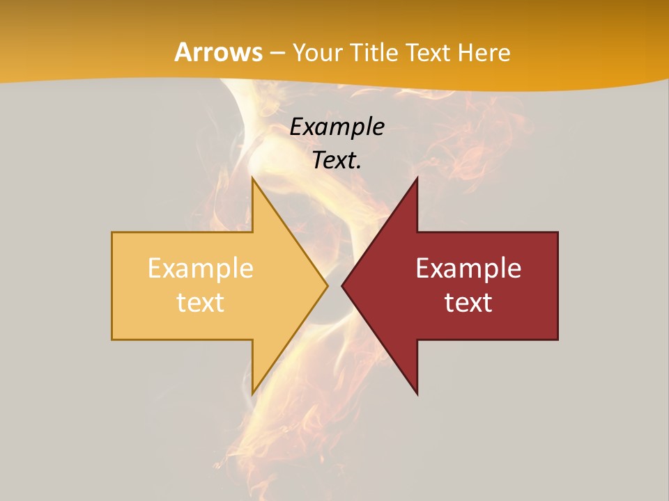 A Fire And Smoke Powerpoint Presentation PowerPoint Template