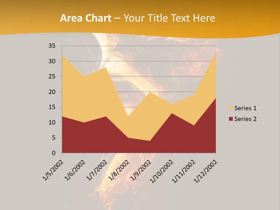 A Fire And Smoke Powerpoint Presentation PowerPoint Template