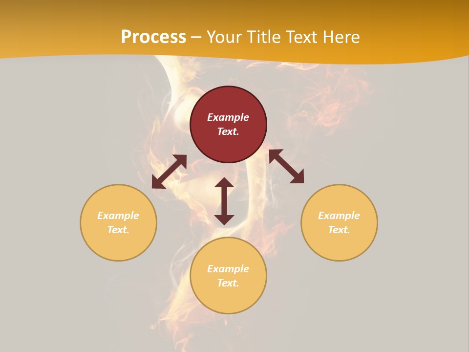 A Fire And Smoke Powerpoint Presentation PowerPoint Template