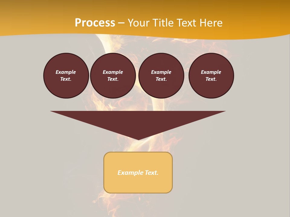 A Fire And Smoke Powerpoint Presentation PowerPoint Template