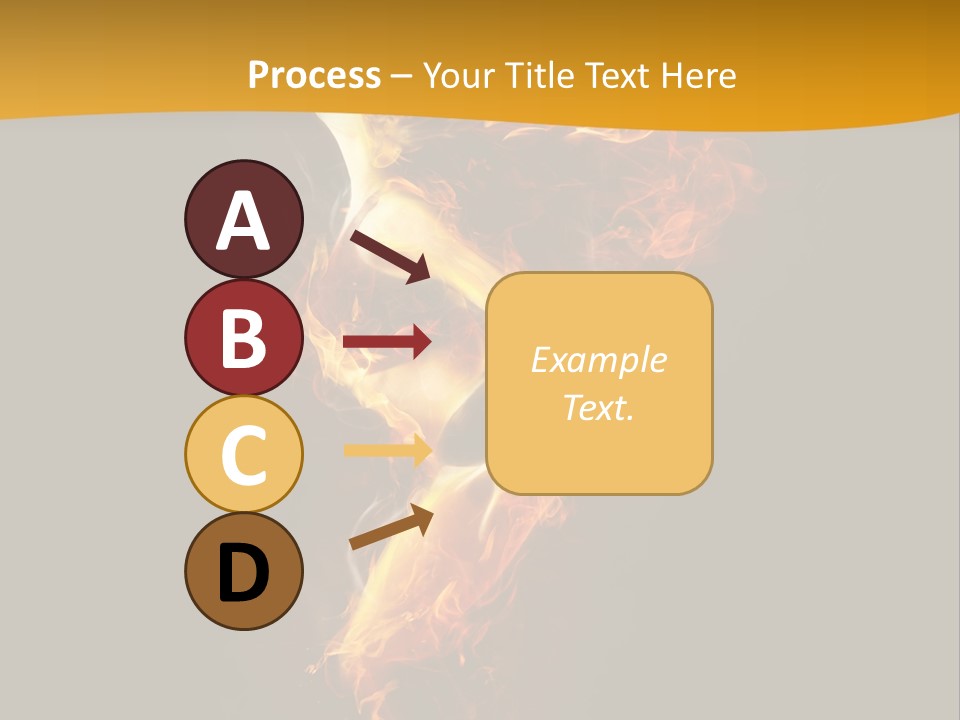 A Fire And Smoke Powerpoint Presentation PowerPoint Template