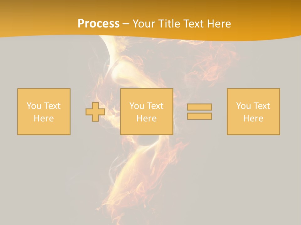 A Fire And Smoke Powerpoint Presentation PowerPoint Template