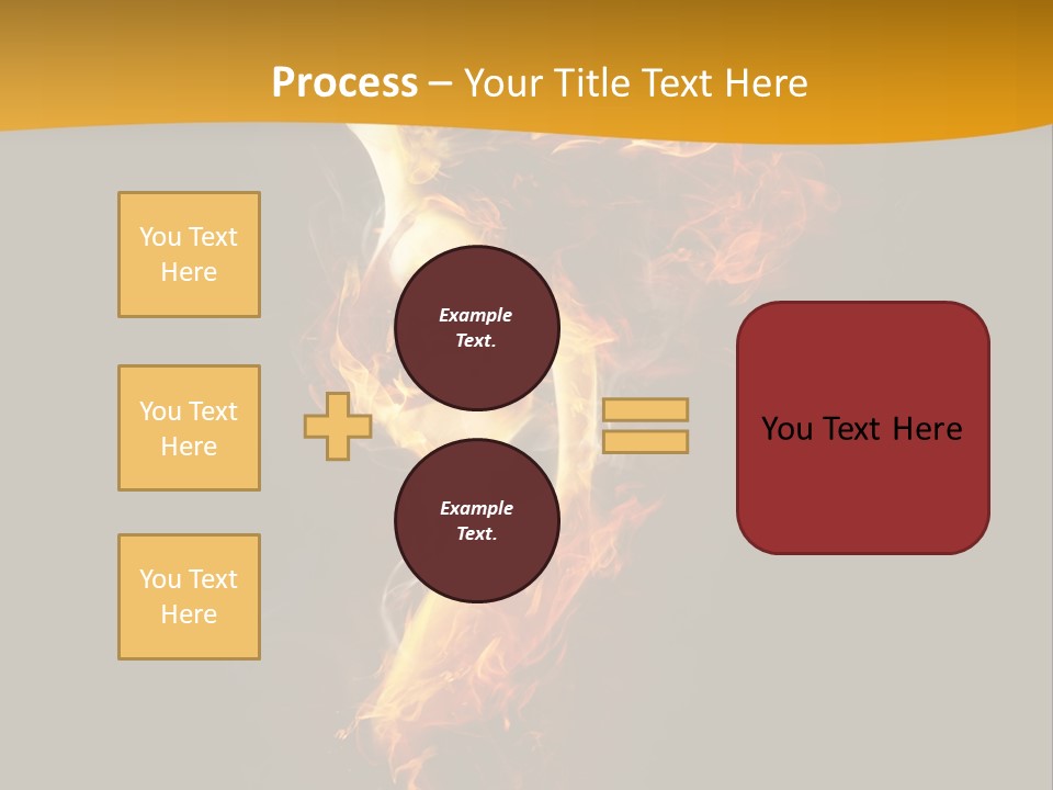 A Fire And Smoke Powerpoint Presentation PowerPoint Template