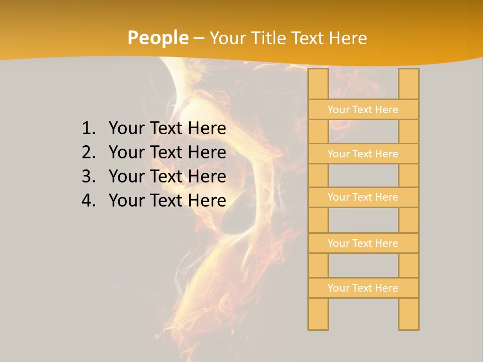 A Fire And Smoke Powerpoint Presentation PowerPoint Template