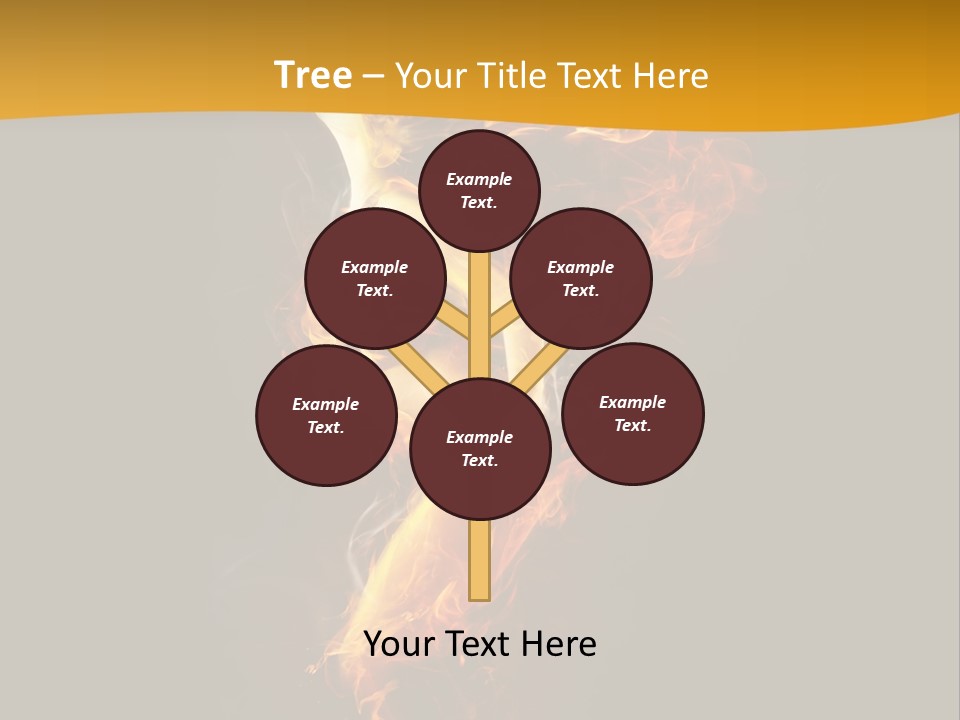 A Fire And Smoke Powerpoint Presentation PowerPoint Template