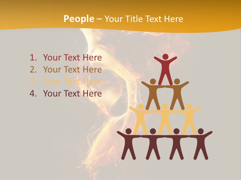 A Fire And Smoke Powerpoint Presentation PowerPoint Template