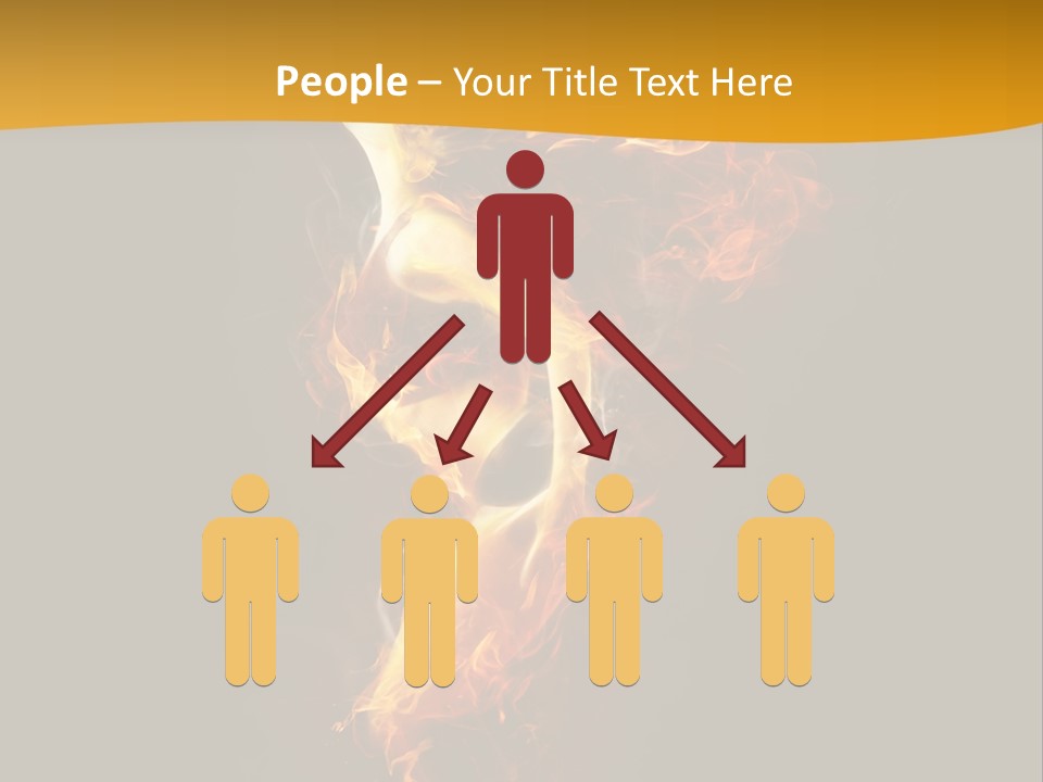 A Fire And Smoke Powerpoint Presentation PowerPoint Template
