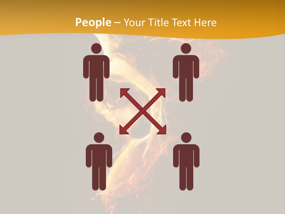 A Fire And Smoke Powerpoint Presentation PowerPoint Template