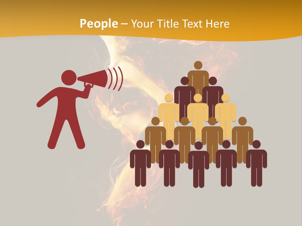 A Fire And Smoke Powerpoint Presentation PowerPoint Template