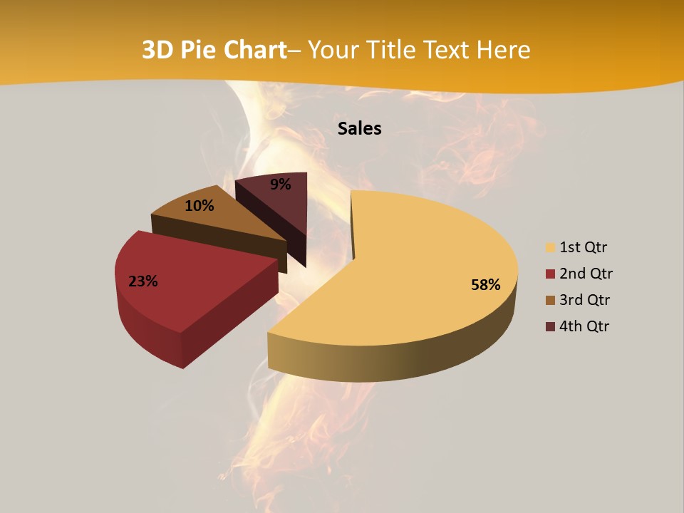 A Fire And Smoke Powerpoint Presentation PowerPoint Template
