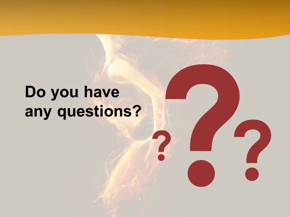 A Fire And Smoke Powerpoint Presentation PowerPoint Template