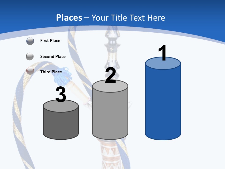 A Hookah With A Rope On Top Of It PowerPoint Template