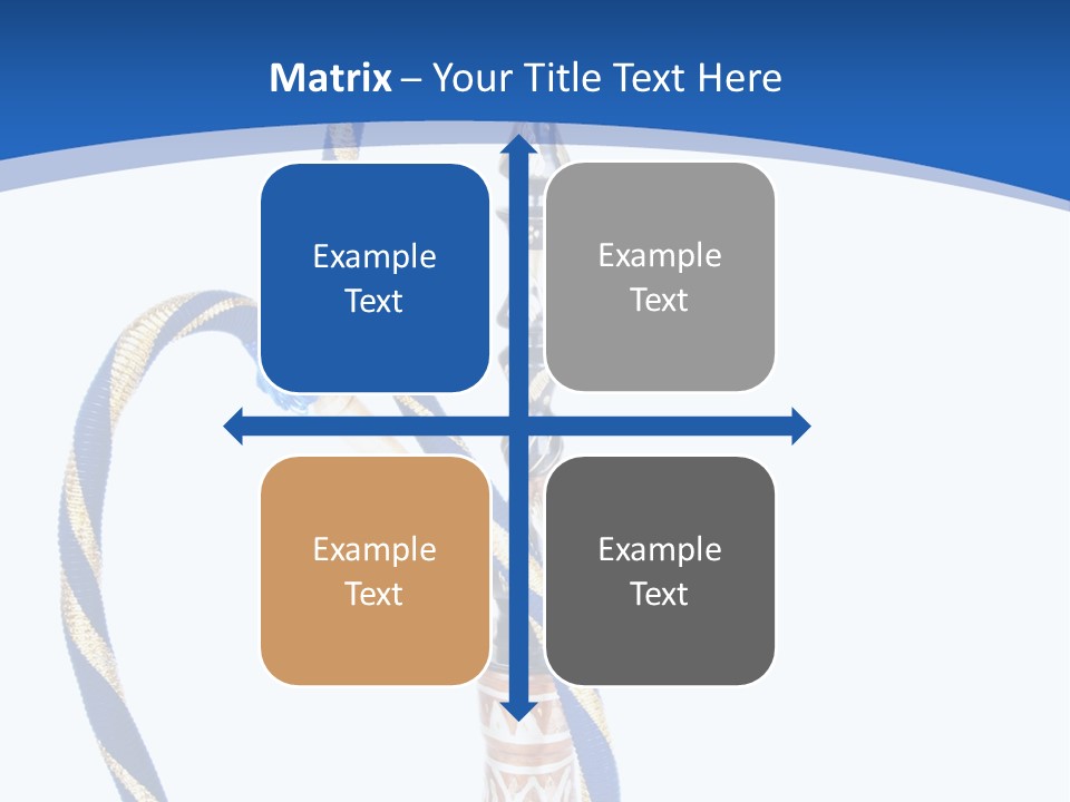 A Hookah With A Rope On Top Of It PowerPoint Template