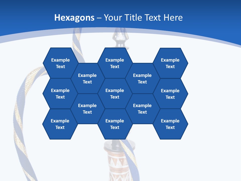 A Hookah With A Rope On Top Of It PowerPoint Template