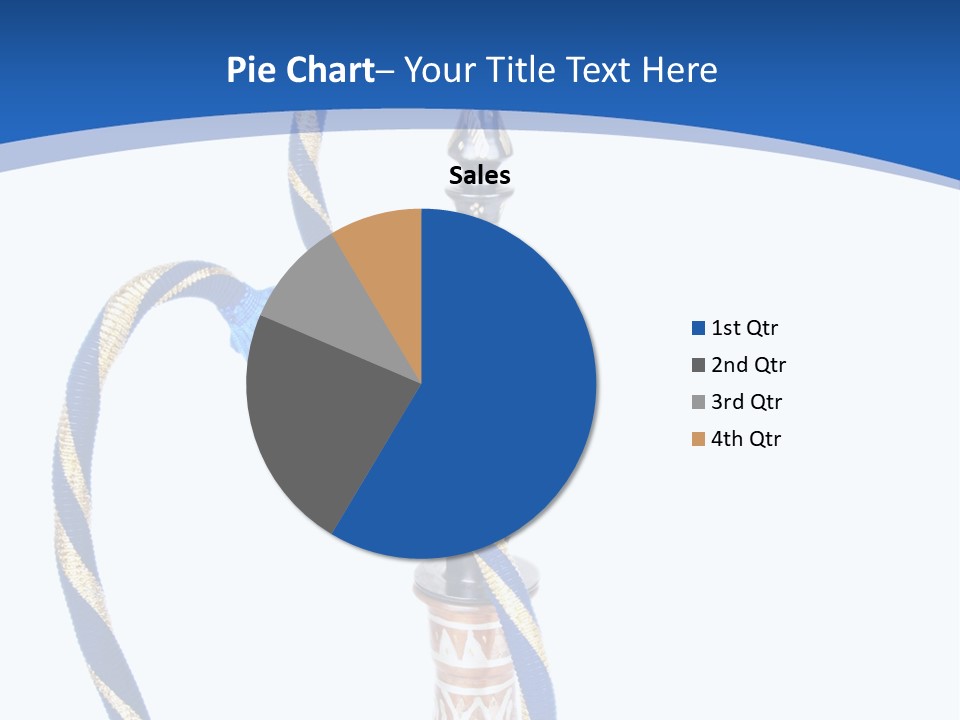 A Hookah With A Rope On Top Of It PowerPoint Template