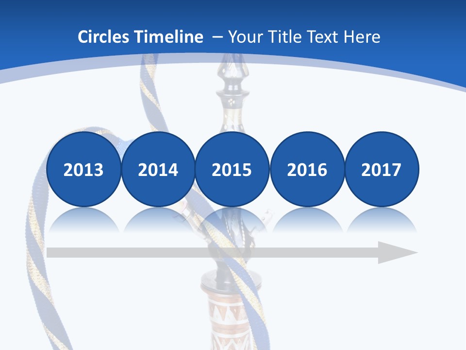 A Hookah With A Rope On Top Of It PowerPoint Template