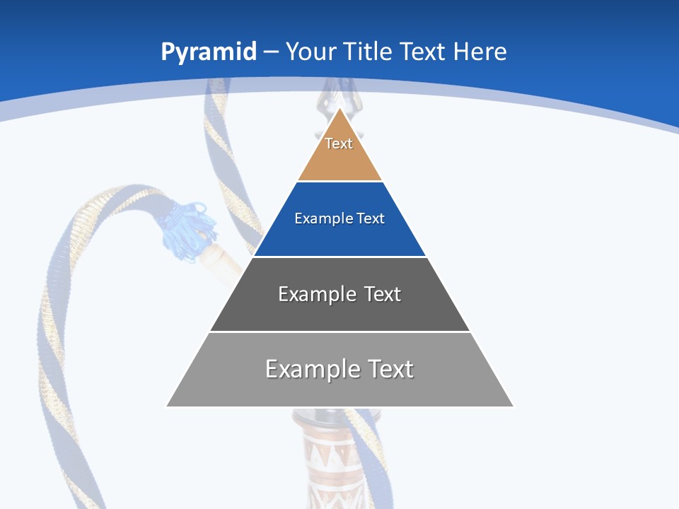 A Hookah With A Rope On Top Of It PowerPoint Template