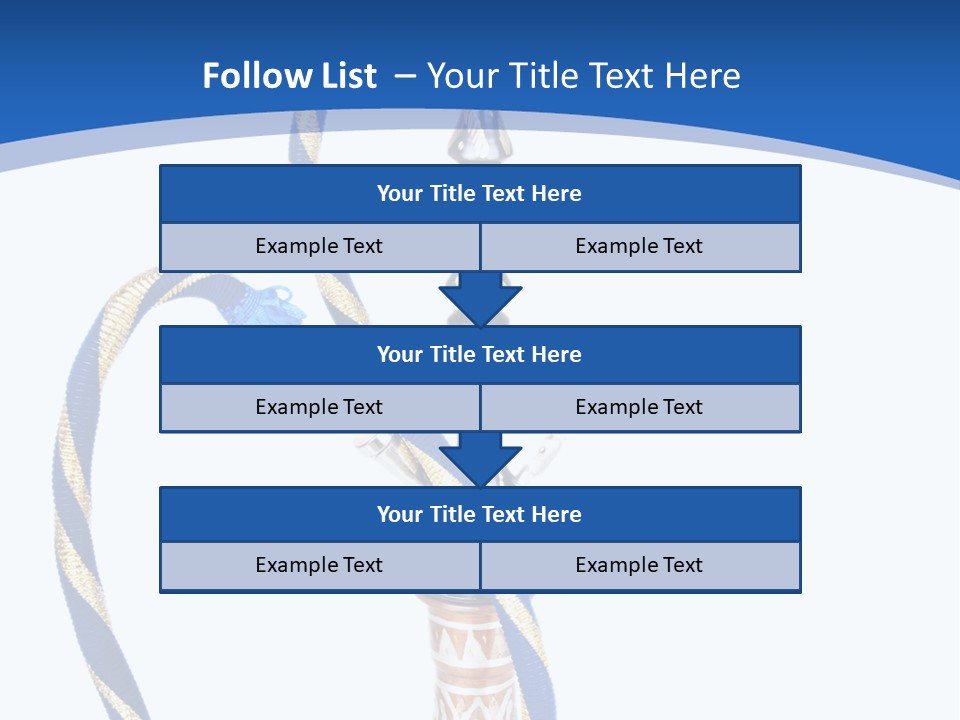 A Hookah With A Rope On Top Of It PowerPoint Template