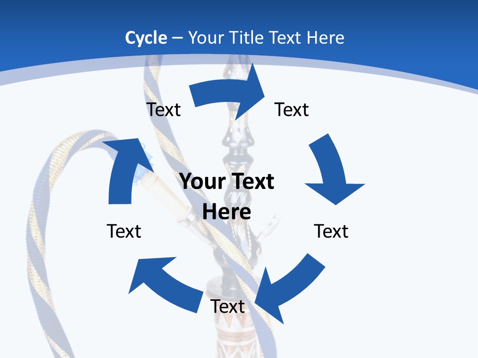 A Hookah With A Rope On Top Of It PowerPoint Template