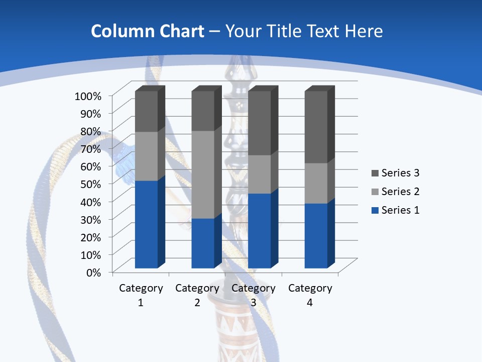 A Hookah With A Rope On Top Of It PowerPoint Template