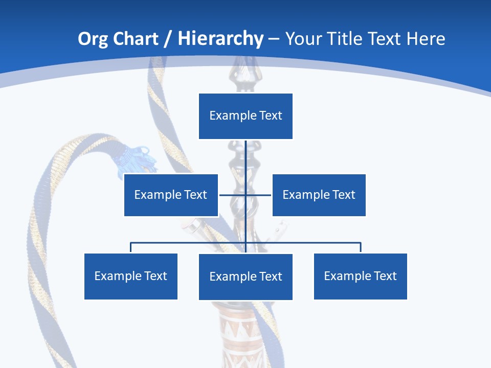 A Hookah With A Rope On Top Of It PowerPoint Template
