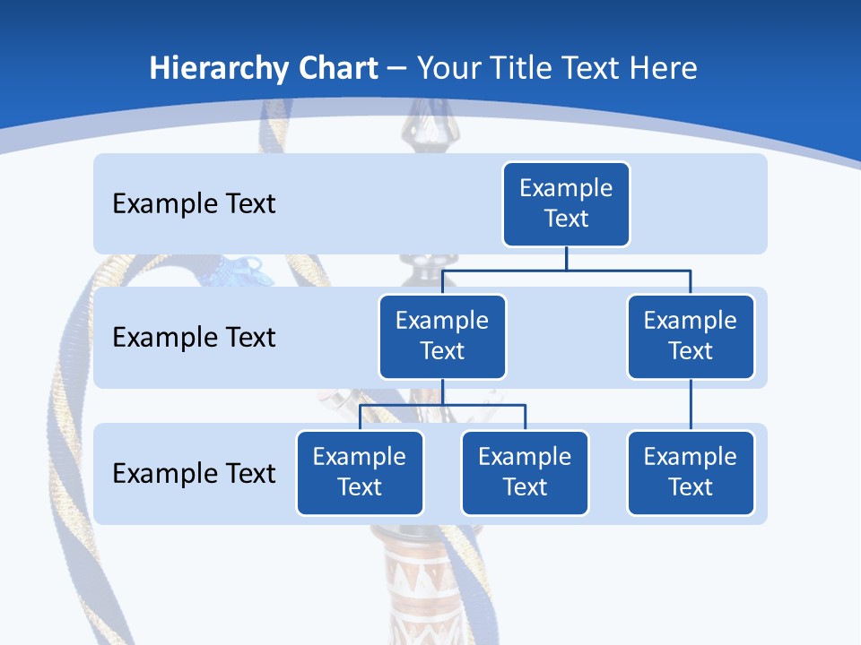 A Hookah With A Rope On Top Of It PowerPoint Template