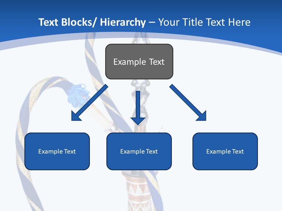 A Hookah With A Rope On Top Of It PowerPoint Template