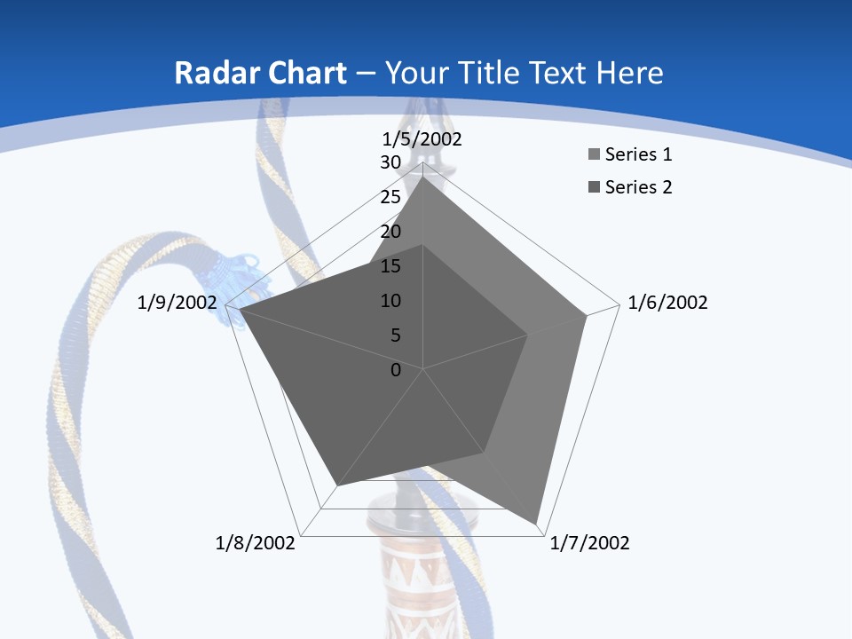 A Hookah With A Rope On Top Of It PowerPoint Template